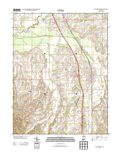 Scottsburg 2013 topographic map thumbnail