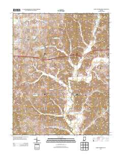 Saint Meinrad 2013 topographic map thumbnail