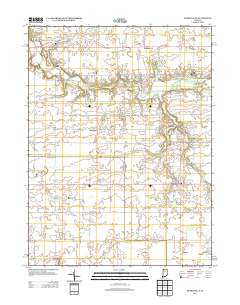 Russiaville 2013 topographic map thumbnail