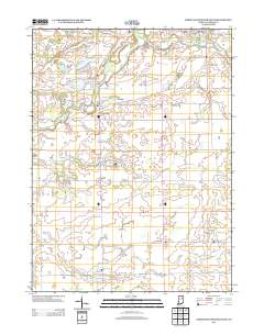 North Manchester South 2013 topographic map thumbnail