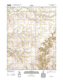 Roachdale 2013 topographic map thumbnail