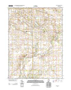 Roann 2013 topographic map thumbnail
