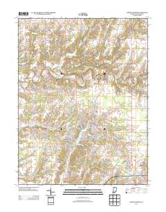 North Vernon 2013 topographic map thumbnail