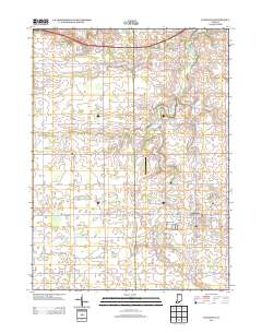 Wakarusa 2013 topographic map thumbnail