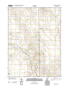 Uniondale 2013 topographic map thumbnail