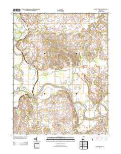 Sandy Hook 2013 topographic map thumbnail