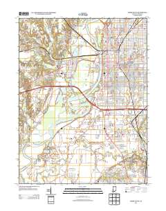 Terre Haute 2013 topographic map thumbnail