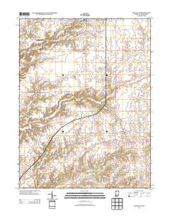 Trafalgar 2013 topographic map thumbnail