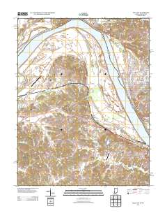 Tell City 2013 topographic map thumbnail