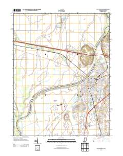 Vincennes 2013 topographic map thumbnail