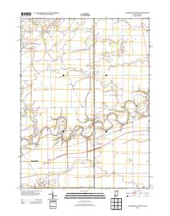 Woodburn North 2013 topographic map thumbnail