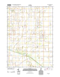 Kouts 2013 topographic map thumbnail