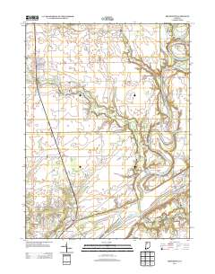 Brookston 2013 topographic map thumbnail