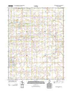 Michigantown 2013 topographic map thumbnail