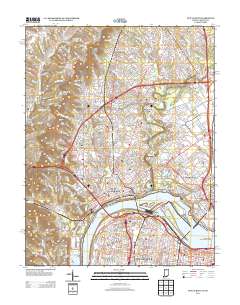 New Albany 2013 topographic map thumbnail