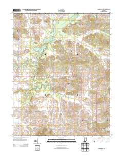 Chrisney 2013 topographic map thumbnail