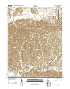 Morgantown 2013 topographic map thumbnail