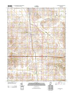 Haubstadt 2013 topographic map thumbnail