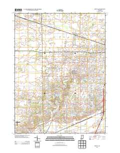 Arcola 2013 topographic map thumbnail
