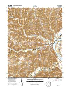Aurora 2013 topographic map thumbnail