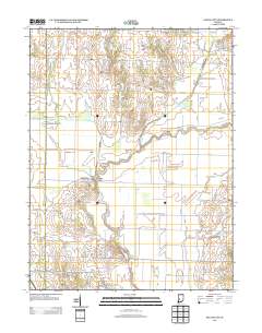 Saline City 2013 topographic map thumbnail