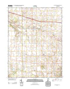 Waynetown 2013 topographic map thumbnail