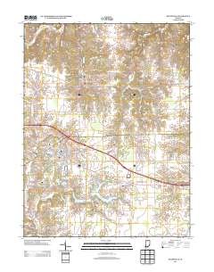 Batesville 2013 topographic map thumbnail