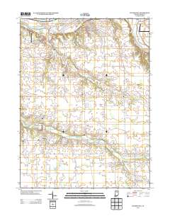 Bunker Hill 2013 topographic map thumbnail