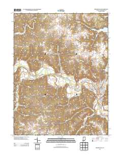 Brookville 2013 topographic map thumbnail