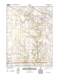 Brownsburg 2013 topographic map thumbnail