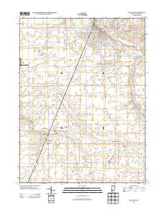 Bluffton 2013 topographic map thumbnail