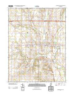 Cambridge City 2013 topographic map thumbnail