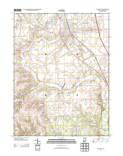 Franklin 2013 topographic map thumbnail
