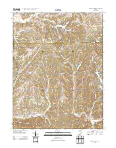 Beanblossom 2013 topographic map thumbnail
