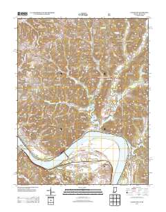 Cannelton 2013 topographic map thumbnail