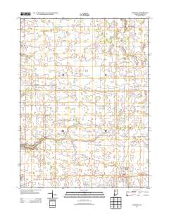 Idaville 2013 topographic map thumbnail