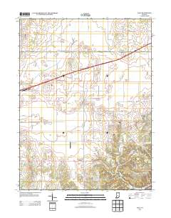 Hall 2013 topographic map thumbnail