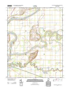 East Mount Carmel 2013 topographic map thumbnail