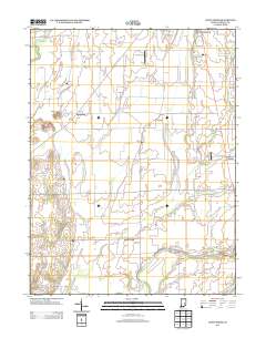 Lewis Creek 2013 topographic map thumbnail