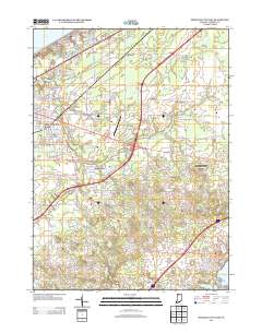 Michigan City East 2013 topographic map thumbnail