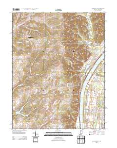 Lanesville 2013 topographic map thumbnail