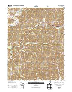 Huron 2013 topographic map thumbnail