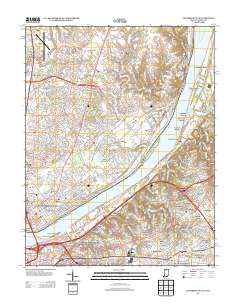 Jeffersonville 2013 topographic map thumbnail