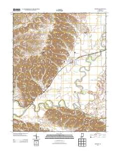 Medora 2013 topographic map thumbnail