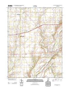 Knightstown 2013 topographic map thumbnail