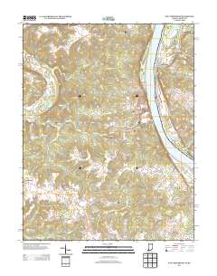 New Amsterdam 2013 topographic map thumbnail