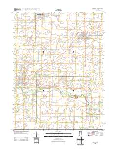Redkey 2013 topographic map thumbnail