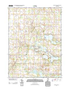 Oliver Lake 2013 topographic map thumbnail