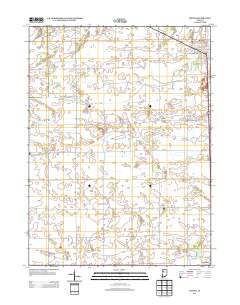 Monon 2013 topographic map thumbnail