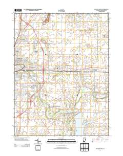 Muncie East 2013 topographic map thumbnail